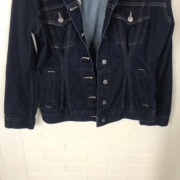 Current/Elliot The Corset Denim Trucker Jacket - Picture 6 of 9